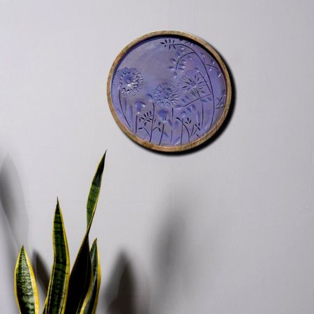 Monochrome Bloom Wall Plate